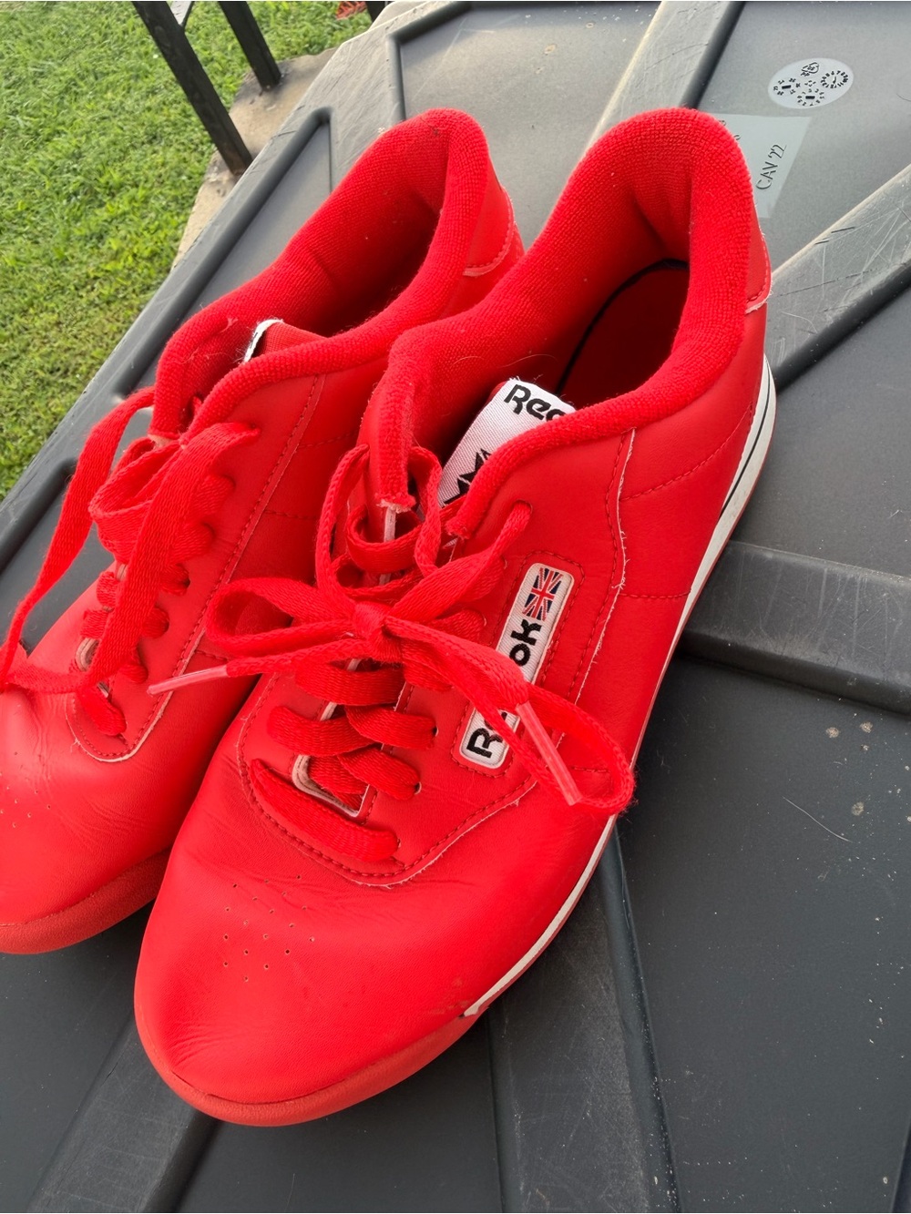 Reebok Classic Red Low-Top Sneakers